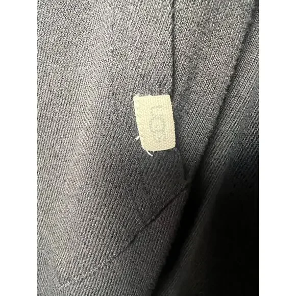 UGG Lightweight Hooded Black Lounge Long Sleeve Top Minimalist Athleisure - XL - Picture 7 of 7